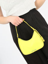 Sac à Main Steven By Steve Madden Jaune Fluo - Occasion, Moyen, Fermeture Zip Et Pression, Simili Cuir