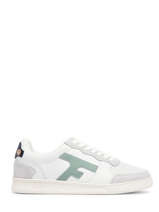 Sneakers Hazel In Leather Faguo White men 23CG3201-vue-porte