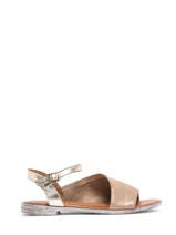 Sandals Sandra In Leather Lune et l