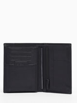 Wallet Leather Serge blanco Black vancouver VAN21024-vue-porte
