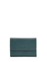 Wallet Leather Hexagona Blue sauvage 418188