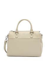 Satchel Confort Leather Hexagona Beige confort 469844
