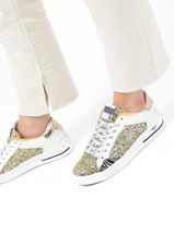 Sneakers Hova In Leather Semerdjian Gold women HOVA1005-vue-porte
