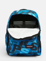 1 Compartment  Backpack  With 13" Laptop Sleeve Eastpak Blue pbg authentic PBGA5BBJ-vue-porte