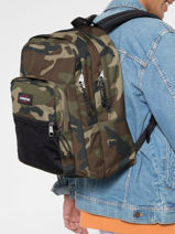 2-compartment Backpack Eastpak Multicolor authentic EK060-vue-porte