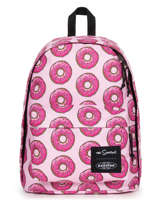 1 Compartment  Backpack  With 13" Laptop Sleeve Eastpak Pink simpsons K767SIM