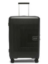 Hardside Luggage Aerostep American tourister Black aerostep 146820-vue-porte