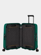Hardside Cabin Luggage Samsonite Green essens 146909-vue-porte