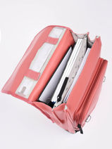 2-compartment  Backpack Cameleon Pink vintage north PBVWSD38-vue-porte