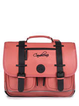 Cartable 2 Compartiments Cameleon Rose vintage north PBVWCA38