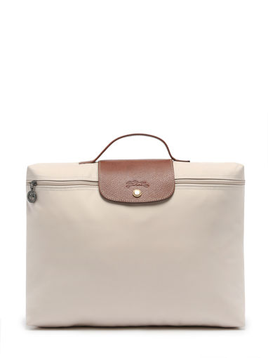 Longchamp Le pliage original Briefcase White