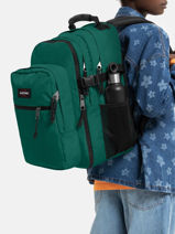 2-compartment Backpack With 15" Laptop Sleeve Eastpak Green authentic K955-vue-porte