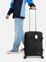 Valise Cabine Eastpak Noir authentic luggage EK0A5BFI-vue-porte
