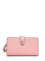 Leather Tech Wallet Lauren ralph lauren Pink dryden 32916514
