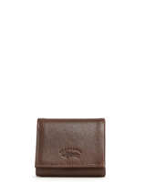 Card Holder Leather Francinel Brown bixby 69943
