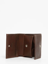 Card Holder Leather Francinel Brown bixby 69943-vue-porte