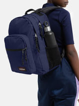 2-compartment Backpack With 15" Laptop Sleeve Eastpak Blue authentic K40F-vue-porte