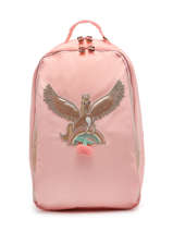 3-compartment James Backpack Jeune premier Pink daydream girls G