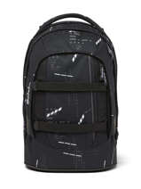 Backpack 2 Compartments Satch Black pack SIN2