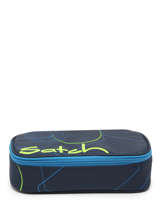 Pencil Case 1 Compartment Pencil Case Satch Blue pencil case BSC1