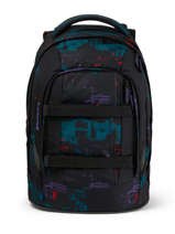 2-compartment  Backpack Satch Black pack 186