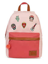 1 Compartment  Backpack Tann's Pink les fantaisies f 62141