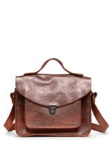 Crossbody Bag Vintage Leather Paul marius Pink vintage GEORGE