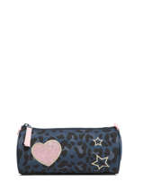 1 Compartment Pouch Milky kiss Blue forever stars 2402