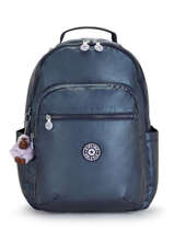 1 Compartment  Backpack  With 15" Laptop Sleeve Kipling Blue back to school KI5764