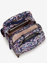 2-compartment  Wheeled Schoolbag  With 15" Laptop Sleeve Kipling Blue back to school KI4420-vue-porte
