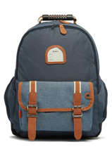 2-compartment  Backpack Kickers Blue boy 23738470