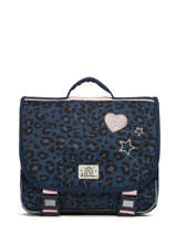 1 Compartment Satchel Milky kiss Blue forever stars 2401