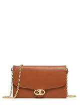 Sac Bandouli�re Adair Cuir Lauren ralph lauren Marron adair 31902100