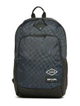3-compartment  Backpack Rip curl Blue checkers CH132MBA
