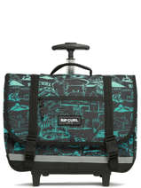 2-compartment  Wheeled Satchel Rip curl Blue twisted weekend TW138MBA