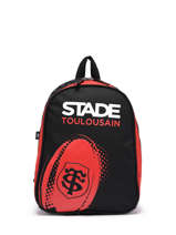 1 Compartment Backpack Stade toulousain Black toulouse 223T201S