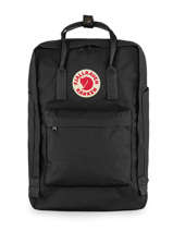 1 Compartment  Backpack  With 17" Laptop Sleeve Fjallraven Black kanken 23525