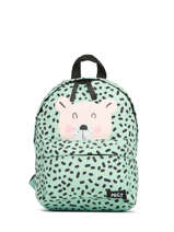 1 Compartment Backpack Pret Green we are fun 2027