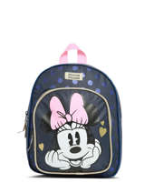 1 Compartment Backpack Mickey and minnie mouse Blue glitter love 2350