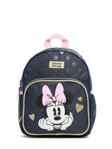 1 Compartment Backpack Mickey and minnie mouse Blue glitter love 2351