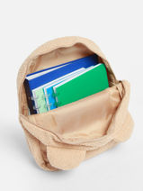 1 Compartment Backpack Pret Beige buddies for life 3448-vue-porte