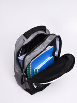 3-compartment Backpack All blacks Black all black 223A204B-vue-porte