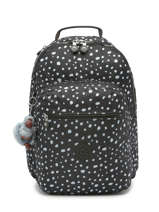 1 Compartment  Backpack  With 15" Laptop Sleeve Kipling Black back to school / pbg PBG21305