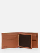 Wallet Leather Madras Etrier Brown madras EMAD121-vue-porte