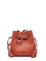 Bucket Bag Blazer Leather Etrier Orange blazer EBLA004S