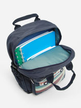 1 Compartment Backpack Caramel et cie Blue fier GA-vue-porte