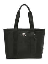 Handbag K Ikonic 2.0 Nylon Karl lagerfeld Black k ikonic 2.0 235W3247