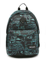 2-compartment Backpack Rip curl Blue twisted weekend TW134MBA