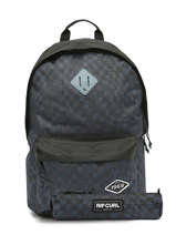 1 Compartment  Backpack Rip curl Blue checkers CH135MBA