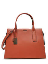 Handbag Blazer Leather Etrier Orange blazer EBLA003M